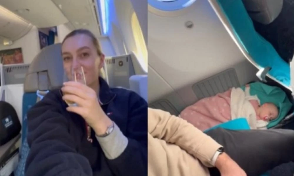 Σάλος με μητέρα που ταξίδεψε στη business class και άφησε το μωρό της στις οικονομικές θέσεις